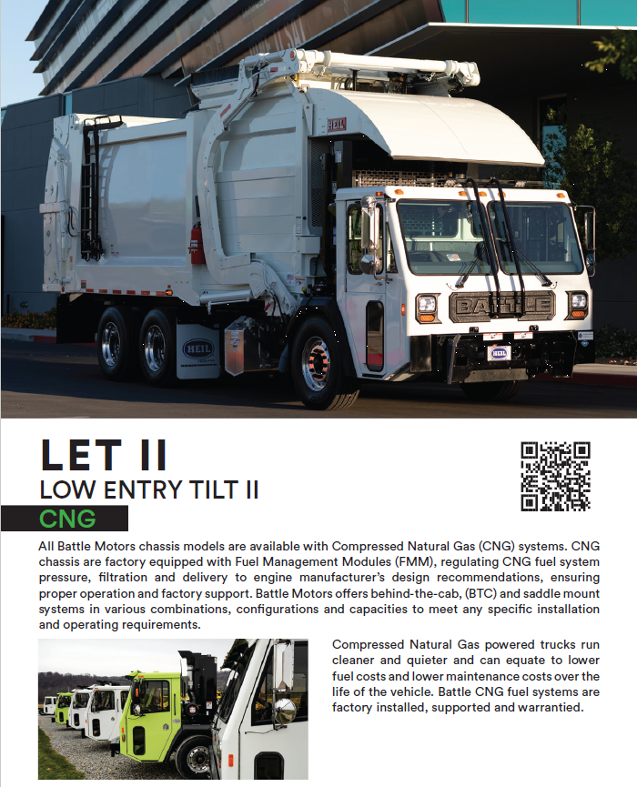 Battle Motors Low Entry Tilt II CNG Truck Brochure